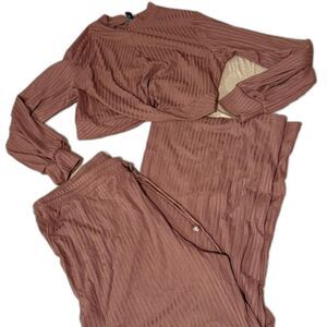 3XL SHEIN Curve Brown 2 pc set